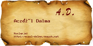 Aczél Dalma névjegykártya