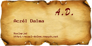 Aczél Dalma névjegykártya